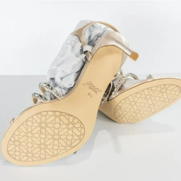 Jewel by Badgley Mischka Marimba Satin Sandal - Picture 7 of 7